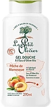 Fragrances, Perfumes, Cosmetics Shower Gel with Organic Olive Water & Peach - Le Petit Olivier Shower Gel