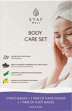 Fragrances, Perfumes, Cosmetics Set - Stay Well Masks Combo (mask/23g + mask/20g + h/mask/30g + f/mask/34g)