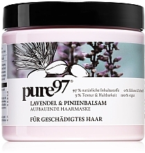 Fragrances, Perfumes, Cosmetics Lavender & Pine Balm Mask for Damaged Hair - Pure97 Lavendel & Pinienbalsam Mask