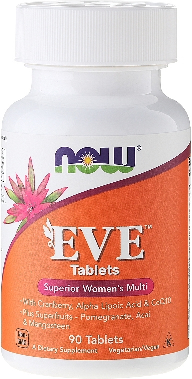 Women Multivitamins, tablets - Now Foods Eve Womans Multi — photo N1