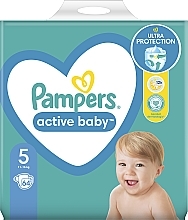 Diapers 'Active Baby' 5 (11-16 kg), 64 pcs - Pampers — photo N15