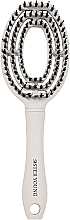 Coco White Hair Brush - Sister Young Hair Brush — photo N2