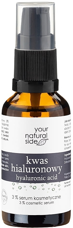 Hyaluronic Acid Face Serum - Your Natural Side Hyaluronic Acid 3% Cosmetic Serum — photo N1