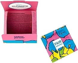 Thin Natural Latex Condom, 1 pc. - Fair Squared Ultimate Thin Vegan Condoms — photo N2