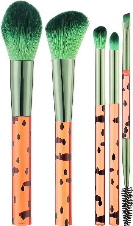 Makeup Brush Set - I Heart Revolution Tasty Watermelon Brush Set — photo N1