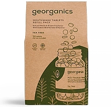 Fragrances, Perfumes, Cosmetics Mouthwash Tablets "Tea Tree" - Georganics Mouthwash Tablets Tea Tree (refill)