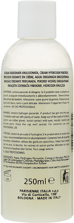 Emulsion Oxidizer 10 Vol. 3% - Black Professional Line Cream Hydrogen Peroxide — photo N2