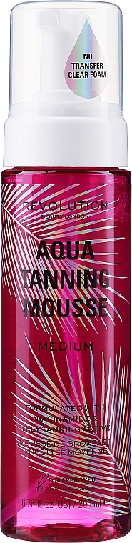 Tanning Mousse - Makeup Revolution Beauty Aqua Tanning Mousse — photo N1