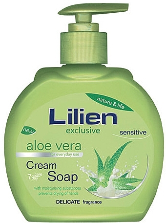 Liquid Aloe Vera Cream Soap - Lilien Aloe Vera Cream Soap — photo N1