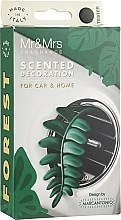Fragrances, Perfumes, Cosmetics Mr&Mrs Fragrance - Cesare Car Air Freshener, Forest Fern Green