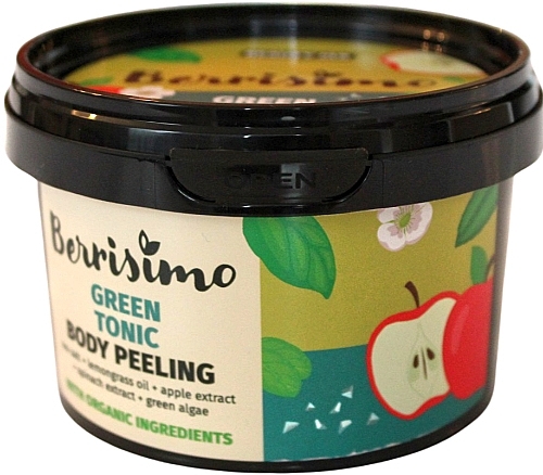 Body Peeling - Beauty Jar Berrisimo Green Tonic Body Peeling — photo N1