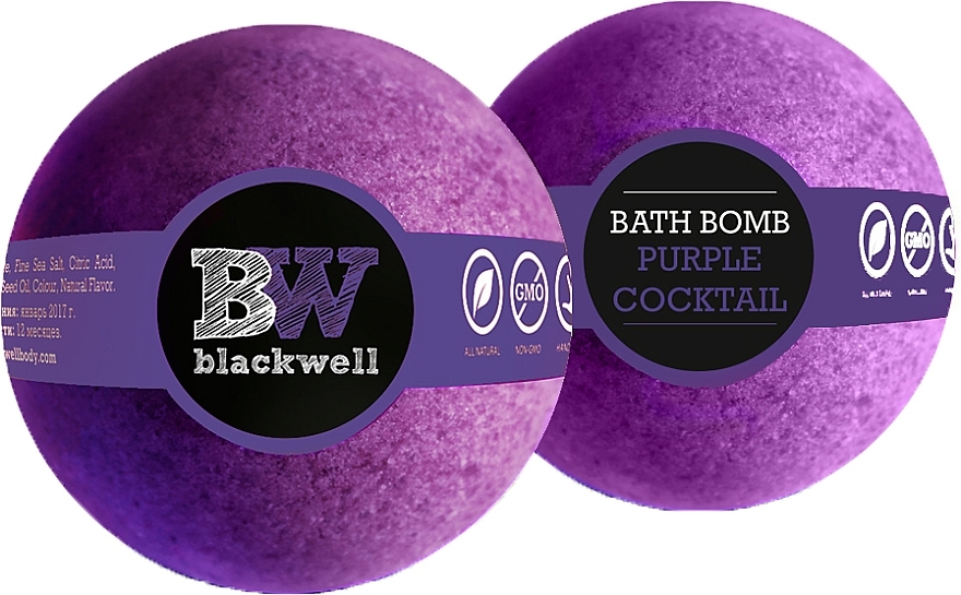 Purple Cocktail Bath Bomb - Blackwell Bath Bomb Purple Cocktail — photo N2