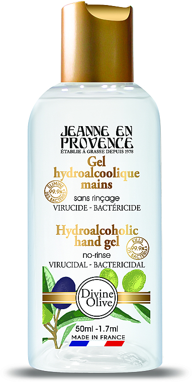 Hand Wash - Jeanne en Provence Divine Olive Hydroalcoholic Hand Gel — photo N1