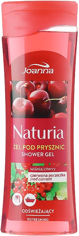 Shower Gel "Cherry and Red Currant" - Joanna Naturia Cherry and Red Currant Shower Gel — photo N3