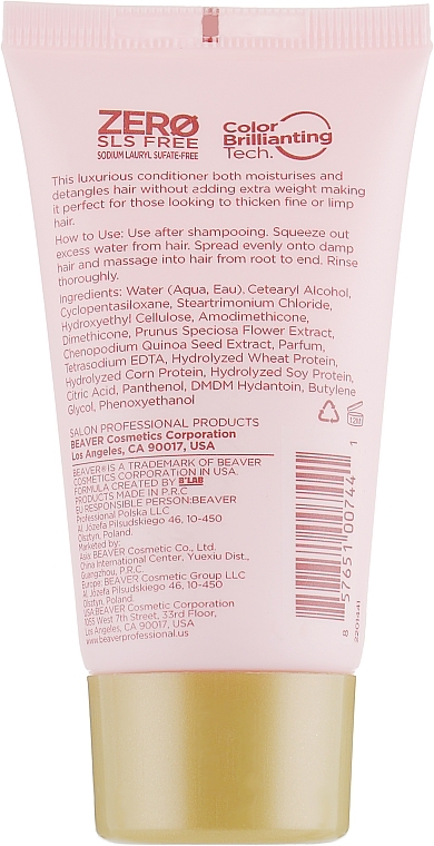 Daily Use Conditioner with Sakura Blossom Extract - Beaver Professional Cherry Blossom Conditioner — photo N4