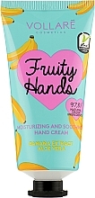 Banana & Aloe Hand Cream - Vollare Vegan Fruity Hands Hand Cream — photo N6