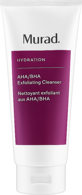 Cleansing Exfoliator - Murad Hydration Aha/Bha Exfoliating Cleanser  — photo N1