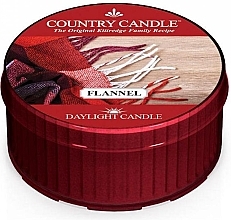 Fragrances, Perfumes, Cosmetics Tealight "Flannel" - Country Candle Flannel Daylight