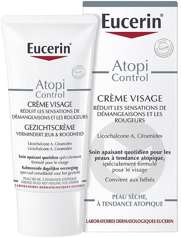 Nourishing Face Cream for Atopic Skin - Eucerin AtopiControl Face Care Cream — photo N4