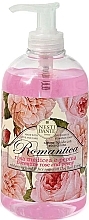 Fragrances, Perfumes, Cosmetics Dante Rose & Peony Liquid Soap - Nesti Dante Romantica Dante Rose & Peony Liquid Soap