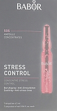 Fragrances, Perfumes, Cosmetics Face Ampoule "Stress Control" - Babor Ampoule Concentrates SOS Stress Control