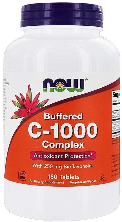 Buffered C-1000 Complex in Pills - Now Foods Buffered C-1000 Complex — photo N1