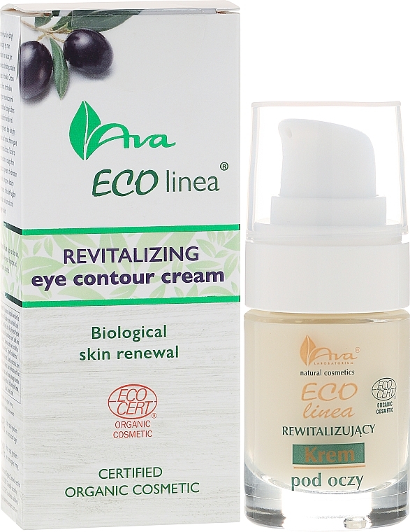 Revitalizing Eye Cream - Ava Laboratorium Eco Linea Revitalizing Eye Contour Cream — photo N1