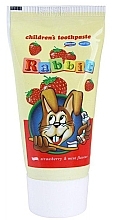 Kids Toothpaste "Strawberry" - Mattes Rabbit Children Toothpaste — photo N1