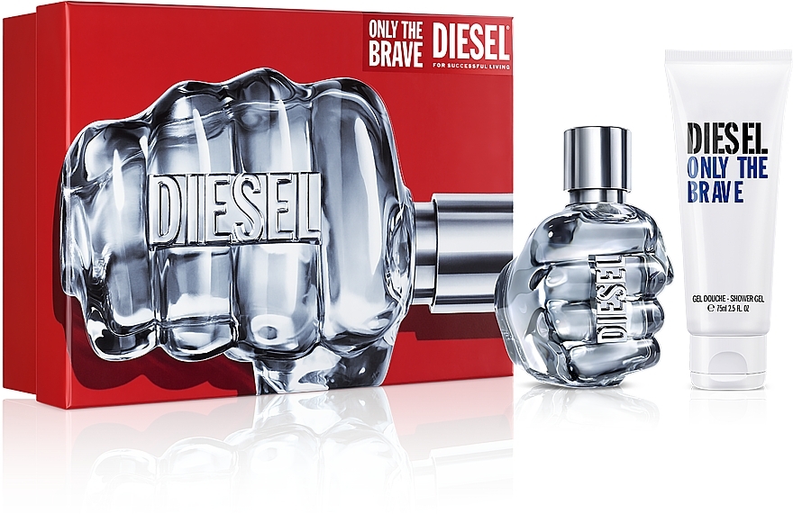 Diesel Only The Brave - Set (edt/50ml + sh/gel/75ml) — photo N1