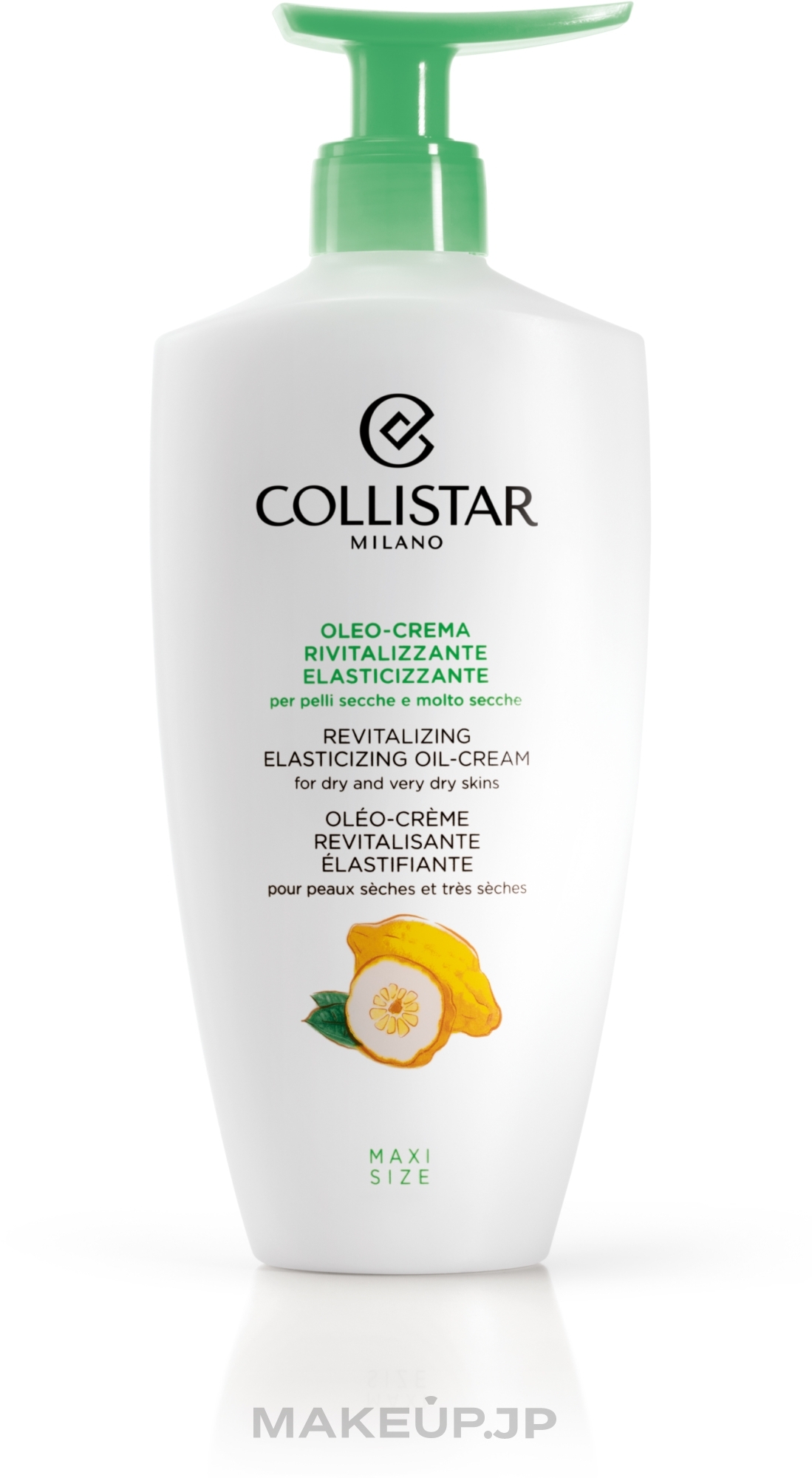 Body Oil-Cream for Dry Skin - Collistar Revitalizing Elasticizing Oil-Cream — photo 400 ml