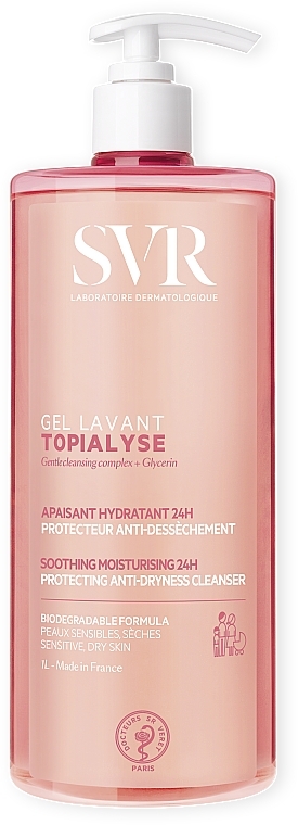 Cleansing Gel for Dry & Sensitive Skin - SVR Topialyse Gel Lavant — photo N4