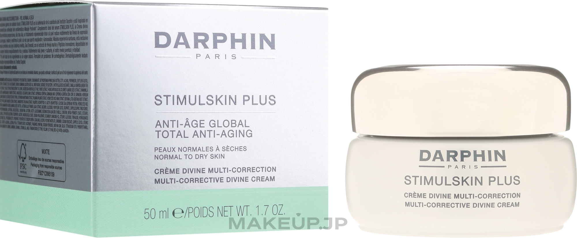 Normal Skin Cream - Darphin Stimulskin Plus Multi-Corrective Divine Cream — photo 50 ml