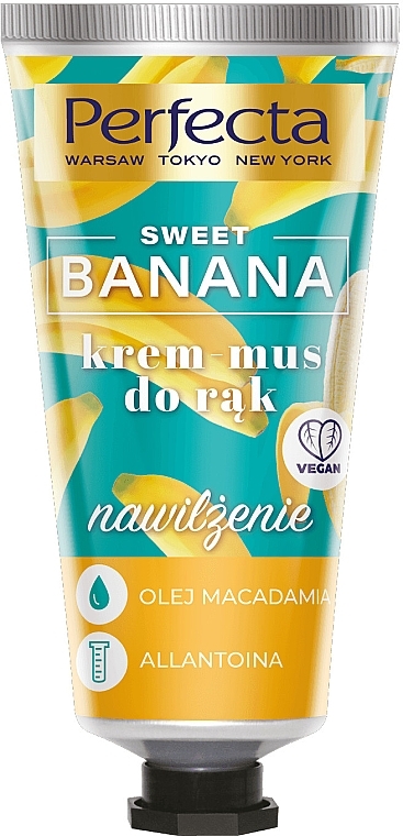 Moisturizing Hand Cream-Mousse - Perfecta Sweet Banana — photo N1