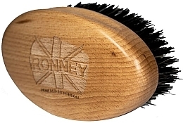Fragrances, Perfumes, Cosmetics Wooden Beard Brush with Natural Bristles, light - Ronney Professional Barber Big Brush
