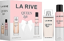 Fragrances, Perfumes, Cosmetics La Rive Queen of Life - Set (edp/75ml + deo/150ml)