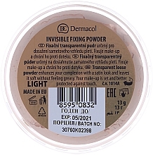 Transparent Setting Powder - Dermacol Invisible Fixing Powder — photo N9