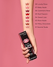 Set - Eveline Cosmetics Oh! My Lips (lipstick/4.5/g + l/pencil/1/g) — photo N4