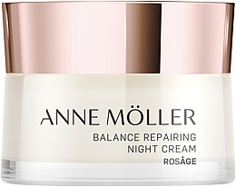 Fragrances, Perfumes, Cosmetics Repairing Night Face Cream - Anne Moller Rosage Balance Repairing Night Cream
