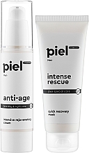 Set 'Intensive Men Skin Care Complex' - Piel Cosmetics Men (mask/75ml + cr/50ml) — photo N3