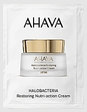 Fragrances, Perfumes, Cosmetics Repairing Night Cream - Ahava Halobacteria Restoring Nutri-action Cream (sample)