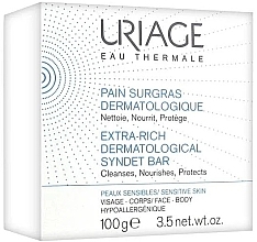 Fragrances, Perfumes, Cosmetics Gentle Dermatological Face & Body Soap - Uriage Pain Surgras Dermatological