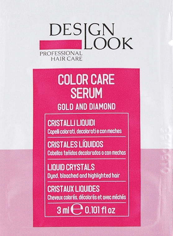 Liquid Hair Crystals for Color Protection - Design Look Color Care (sample) — photo N1