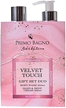 Fragrances, Perfumes, Cosmetics Set - Primo Bagno Velvet Touch Gift Set Duo (b/wash/300ml + b/cr/300ml)