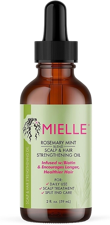 Hair and Scalp Strengthening Oil - Mielle Organics Rosemary Mint Scalp & Hair Strengthening Oil — photo N1