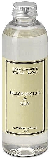 Cereria Molla Black Orchid & Lily - Reed Diffuser (refill) — photo N4