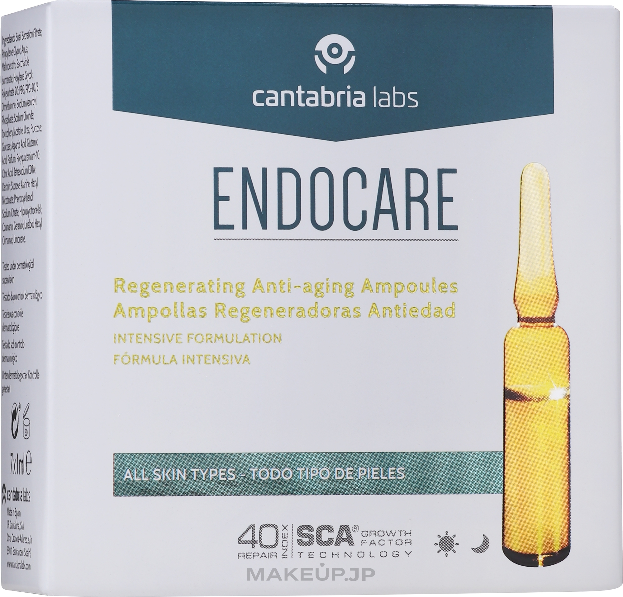 Anti-Wrinkle Ampoule - Cantabria Labs Endocare Ampoules — photo 7 x 1 ml