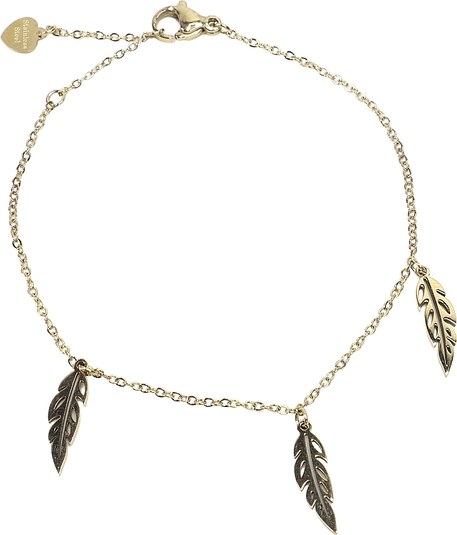 Women's Bracelet, feathers, gold - Lolita Accessories — photo N1