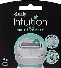 Fragrances, Perfumes, Cosmetics Refill Cartridges - Wilkinson Sword Intuition Sensitive Care
