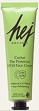 Face Sunscreen - Hej Organic Cactus The Protector SPF30 Face Cream — photo N1
