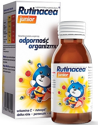 Kids Dietary Supplement, syrup - Aflofarm Rutinacea Junior — photo N1